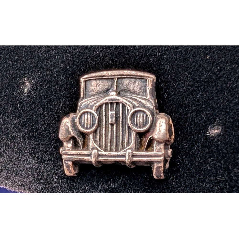 James Avery Sterling Silver Vintage Model T Car Lapel Pin Retired Grille Design